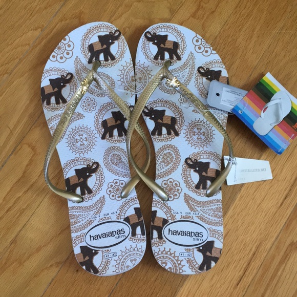 elephant flip flops